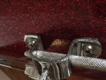 MIJ Red Sparkle 14x14 floor tom