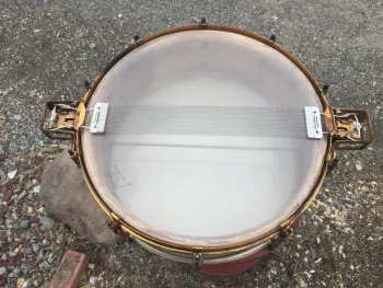 1920's Super Ludwig 5&quot; x 14&quot; snare drum in WMP a.k.a Avalon Pearl w gold hardware