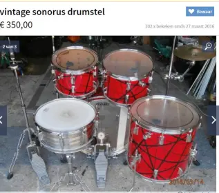Sonorus drums very rare