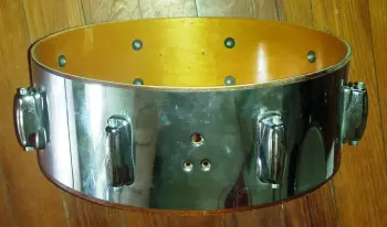 Slingerland snare lugs, with 3 ply shell and badge