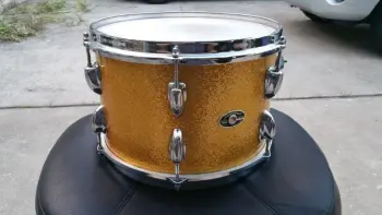 Slingerland 8x12 Tom Gold Sparkle $100 + shipping