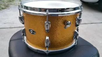 Slingerland 8x12 Tom Gold Sparkle $100 + shipping