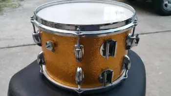 Slingerland 8x12 Tom Gold Sparkle $100 + shipping
