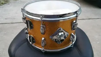 Slingerland 8x12 Tom Gold Sparkle $100 + shipping