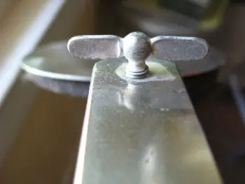 Ludwig hoop clamp bass drum tone control.