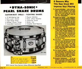 The &quot;KING&quot; of DYNA-SONIC Snares...