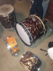 Norma 4 piece orange sparkle