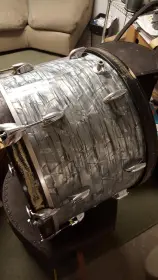 60's Gretsch kit - type of metal?