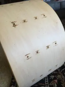 Converting marching bass drum