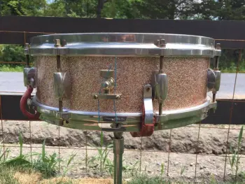 Vintage 60's Gretsch Round Badge 'Max Roach' model 4&quot;x14&quot; Progressive Jazz Snare Drum