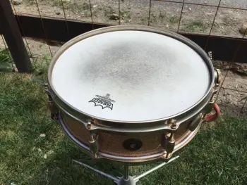 Vintage 60's Gretsch Round Badge 'Max Roach' model 4&quot;x14&quot; Progressive Jazz Snare Drum