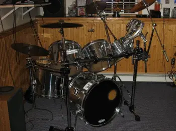 1980 pearl drum set chrome