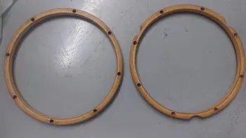 12&quot; and 14&quot; wood hoops