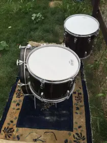 *RARE* 60s Ludwig 'Downbeat' outfit 12/14/20 in elusive Black Galaxy Sparkle finish