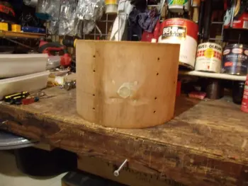Converted 13&quot; tom to snare