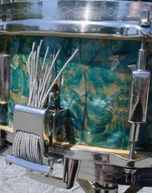 1930 LEEDY 5 x 14 RAINBOW PEARL BROADWAY PARALLEL MODEL No. 2416 (First Generation)