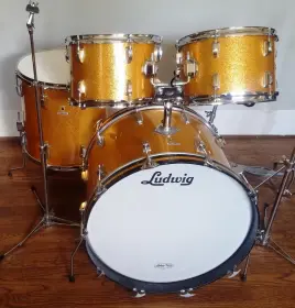 1966 Ludwig Hollywood Gold sparkle EXCELLENT