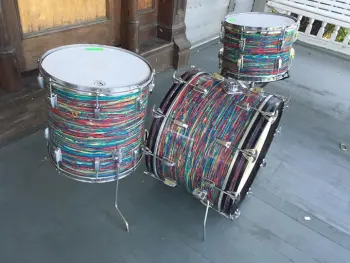 Ludwig 1968 Psychedelic Drum Kit