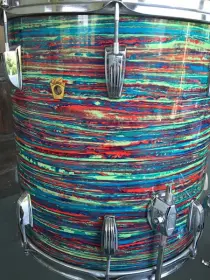 Ludwig 1968 Psychedelic Drum Kit