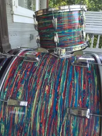 Ludwig 1968 Psychedelic Drum Kit