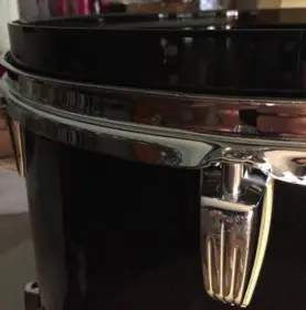 ludwig 18x16 vistalite smoke