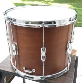 FOR SALE: Beautiful Vintage 1940s Ludwig WFL 12x15 Mahogany Marching Snare