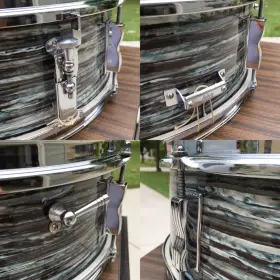 FOR SALE: Gorgeous Vintage 1968 Ludwig Pioneer 5x14 Snare in Oyster Blue Pearl