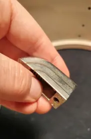 1940 Leedy Broadway lugs (cleaning/polishing)
