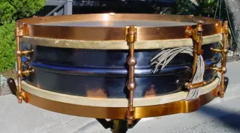 [B]1924- LUDWIG &amp; LUDWIG 4 x 14 DeLUXE UNIVERSAL MODEL (cat. #11) [/B]