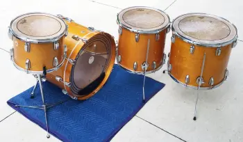 FOR SALE: Beautiful Custom Order 2006 Ludwig Classic Maples 13/16/18/22 in Gold Lac.