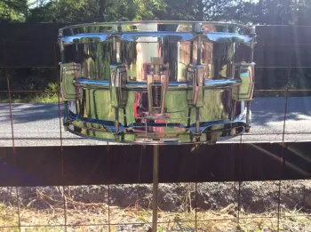 70's Ludwig B/O badge 6.5&quot; x 14&quot; supraphonic 'Bonham' snare drum