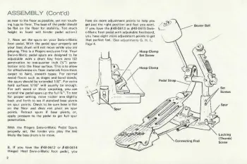 Rogers Swivomatic pedal hoop clamp help