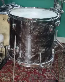 Majestic / Star Gray Diamond Pearl Floor Tom