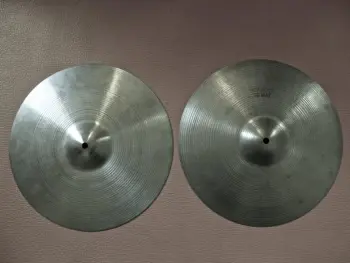 Zildjian 70's-80's Hollow ink logo cymbals