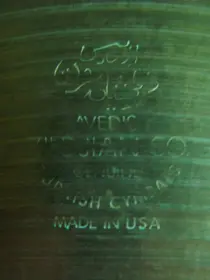 Zildjian 70's-80's Hollow ink logo cymbals