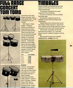 Rogers 6&quot; and 8&quot; concert toms