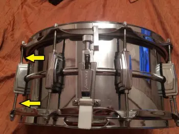 How to tell Ludwig Lm 402 Steel from Chrome over Brass?