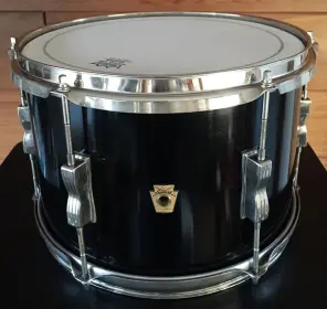 FOR SALE: Vintage 1965 Ludwig 12&quot; Club Date Tom in Black Lacquer