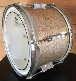 FOR SALE: Vintage 1965 Ludwig 12&#8243; Club Date Tom in Champagne Sparkle