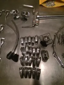~Vintage Ludwig Snare and Bass Drum Parts~ lugs, spurs, t's/claws, bowties and more