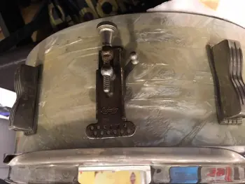 Help! Old Ludwig strainer...Modified?