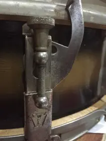 Help! Old Ludwig strainer...Modified?