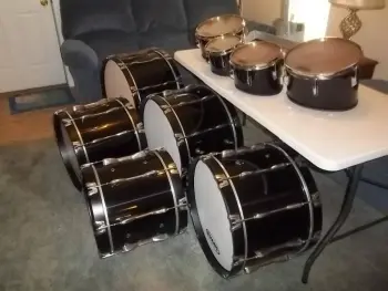 Here we go.... Show us your restored/ re-wraped drums