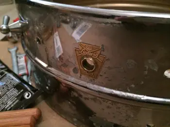 Remove chrome from Ludwig Supraphonic 63