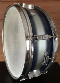 FOR SALE: Vintage Early 1960s Ludwig Pioneer Pre-Serial Snare in Blue/Silver Duco