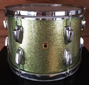 FOR SALE: Vintage 1964 Ludwig 13&quot; Classic Tom in Faded Green Sparkle