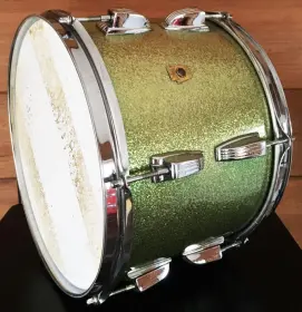 FOR SALE: Vintage 1964 Ludwig 13&quot; Classic Tom in Faded Green Sparkle