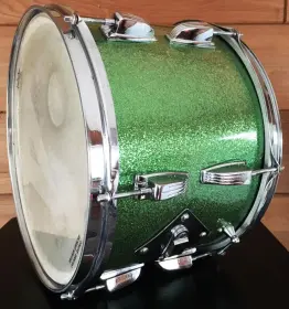 FOR SALE: Vintage 1964 Ludwig 13&quot; Classic Tom in Faded Green Sparkle