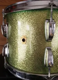 FOR SALE: Vintage 1964 Ludwig 13&quot; Classic Tom in Faded Green Sparkle