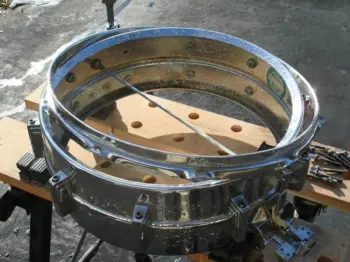 Remove chrome from Ludwig Supraphonic 63